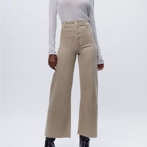 Zara Marine Straight High Rise Jeans